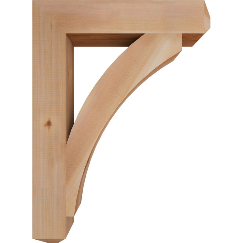 Support l 3 3 1/2 po x P 22 po x H 30 po Thorton Craftsman, cèdre rouge de l'Ouest, Cèdre rouge de l'Ouest (lisse)