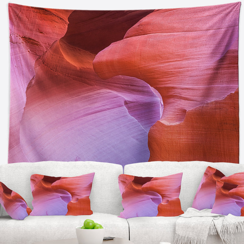 Photographie, antilope, canyon, paysage, tapisserie, H 68 po x l 80 po