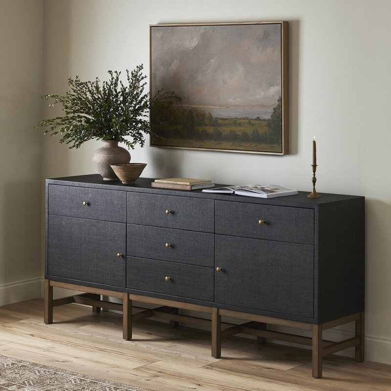Fiona 78" Sideboard, Black