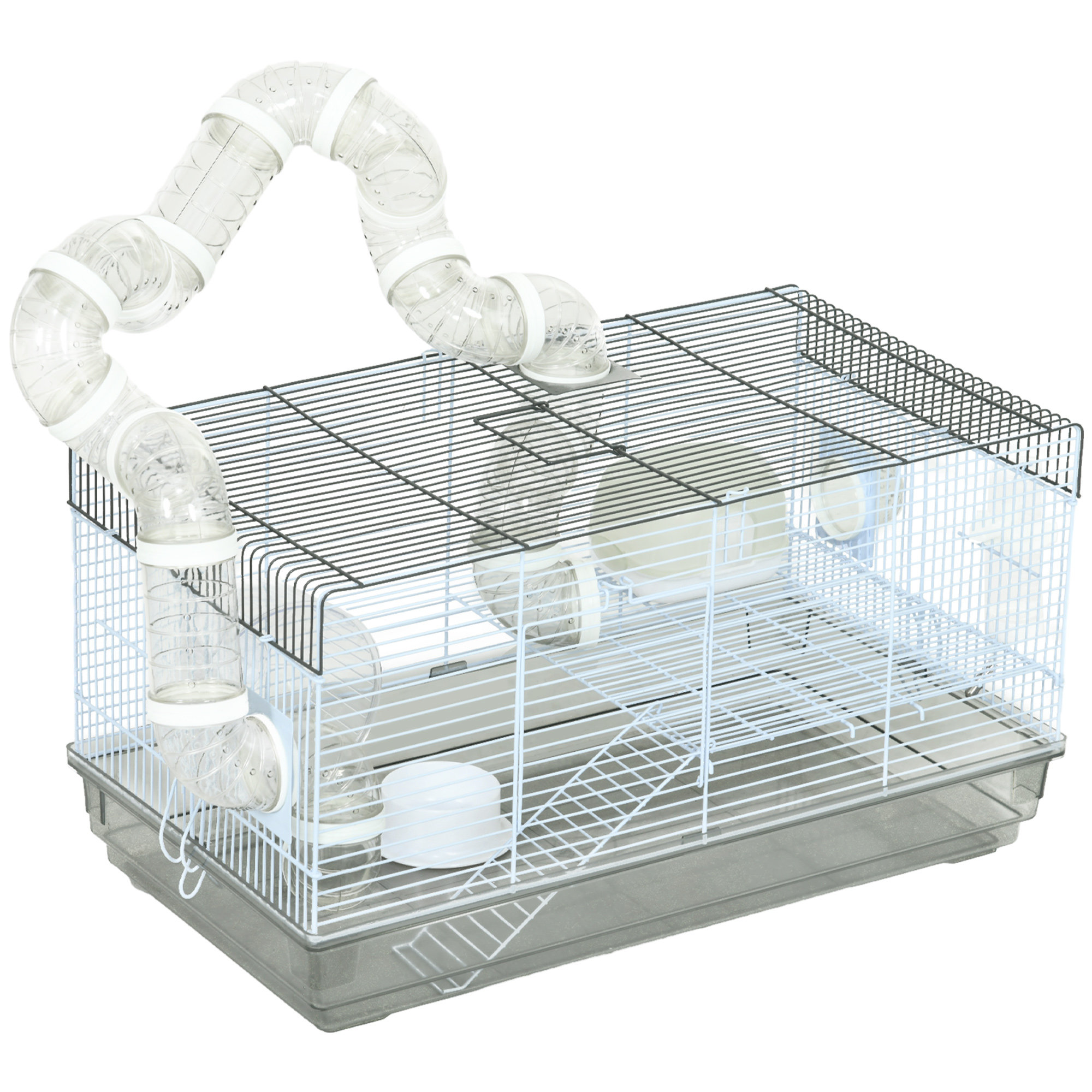 Gerbil Hamster cage (Gerbil Mice Rat House Cage Exercise Wheel