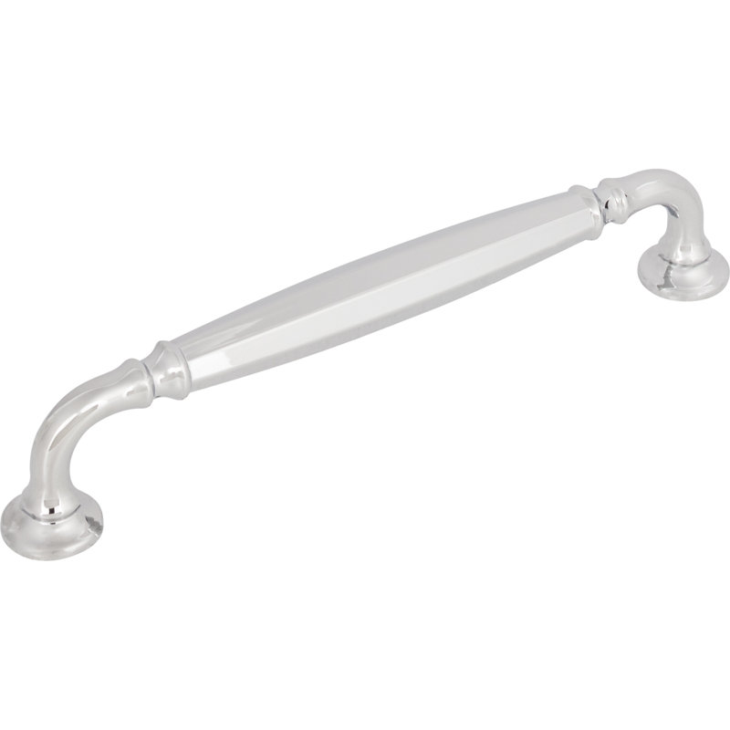 Barrow Bar pull, Polished Chrome, 6 5/16" Center to Center