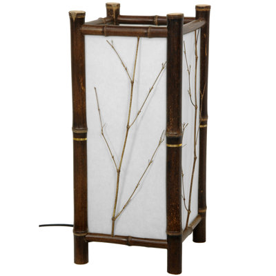 North Reading Solid Wood Table Lamp