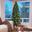 Arbre de Noël à charnière épinette avec support pliable Nyle-1692793422-1629222684
