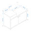 Baneen 8 Pair Shoe Storage Cabinet-1007496312