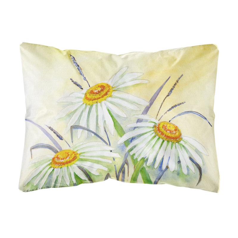  Coussin décoratif intérieur / extérieur Daisies par Maureen Bonfield