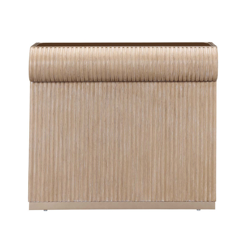West Kensington End Table - Medium Espresso, Tan