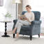 Fauteuil rembourré avec accents cloutés-209729318