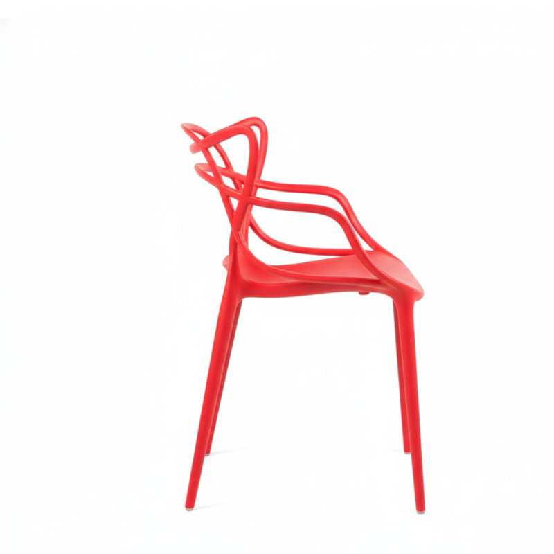 Chaise robuste Maria, Rouge
