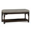 Summer Retreat Wicker Shelf Storage Bench-71425199-86505831
