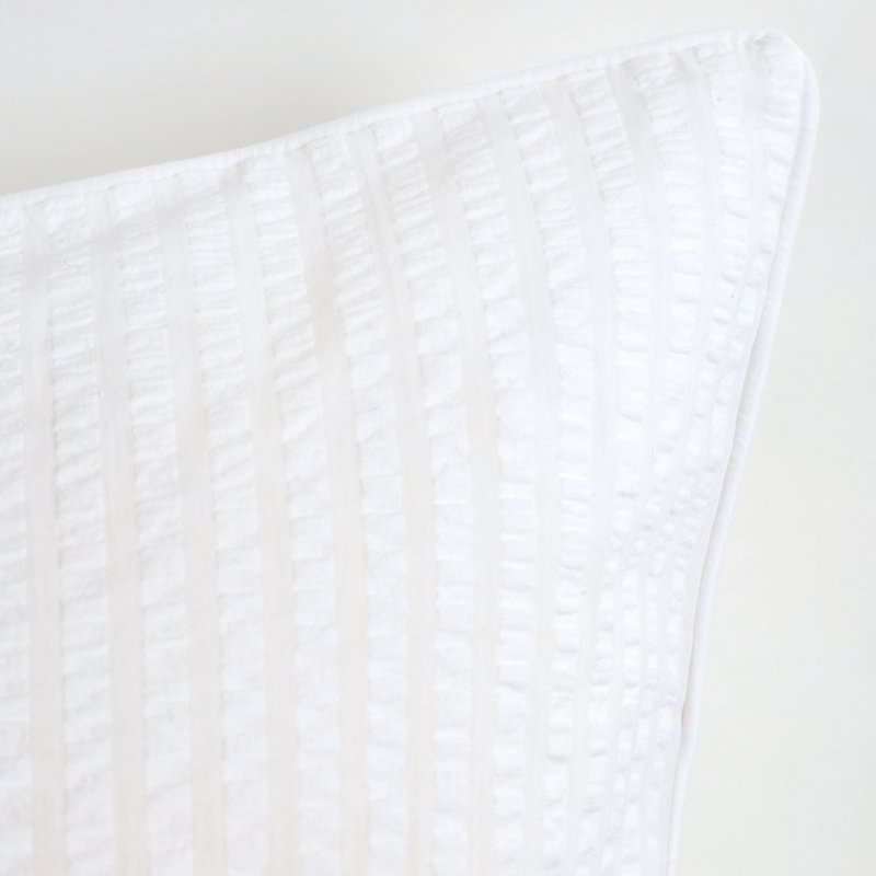 Emily Duvet Cover, White, Queen Duvet Cover + 2 Standard Shams