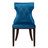 Reine Traditional Velvet Upholstered Beech Wood Side Chair in Cobalt Blue-1152317892