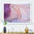 Impression blanche sur toile encadrée