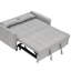 Causeuse modulaire avec lit escamotable 54,30 po Corduroy-1044410370