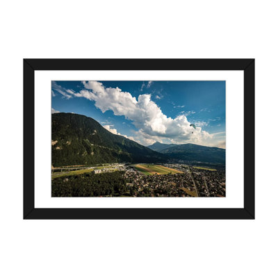 " A Paraglider Above The Passy Valley, Haute Savoie, France " by Alex Buisse