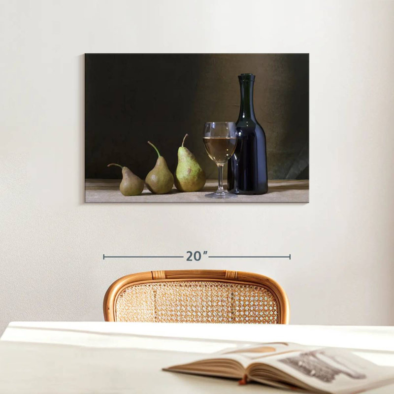Yarlin Wine and Pears, 16" H x 24" W