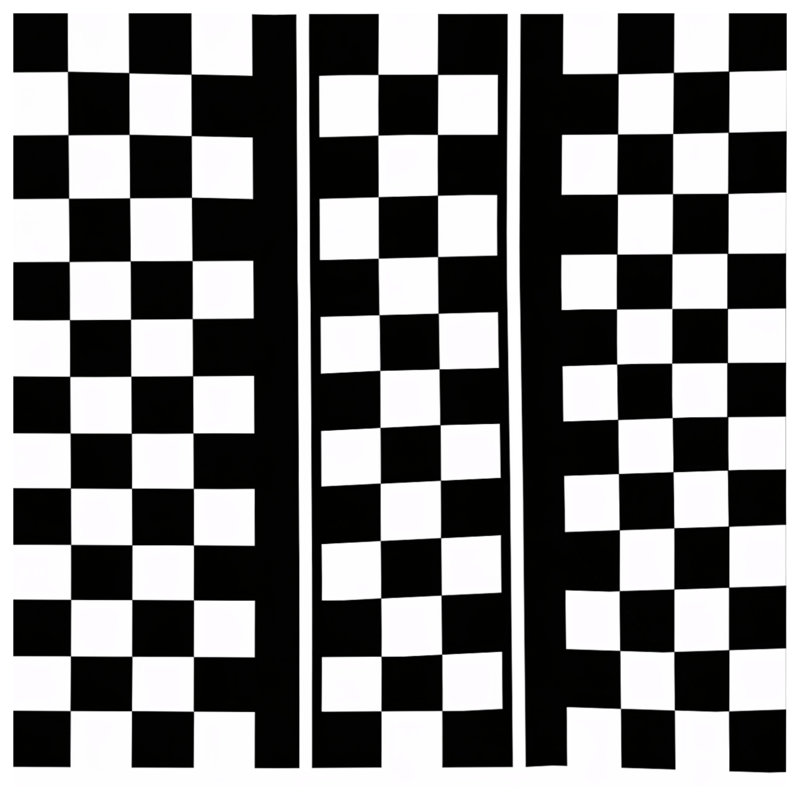 Rideaux à carreaux noirs et blancs, voilages et voilages à damier - 1 panneau, 50" x 92" - 1 Panel, Sheer