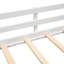Lit mezzanine simple avec lit en bois et deux boîtes de rangement - Blanc-1002624093