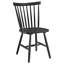 Chaise d'appoint en bois (ensemble de 2)