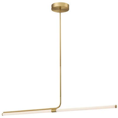 Luminaire suspendu linéaire à 1 lumière Farhanaaz