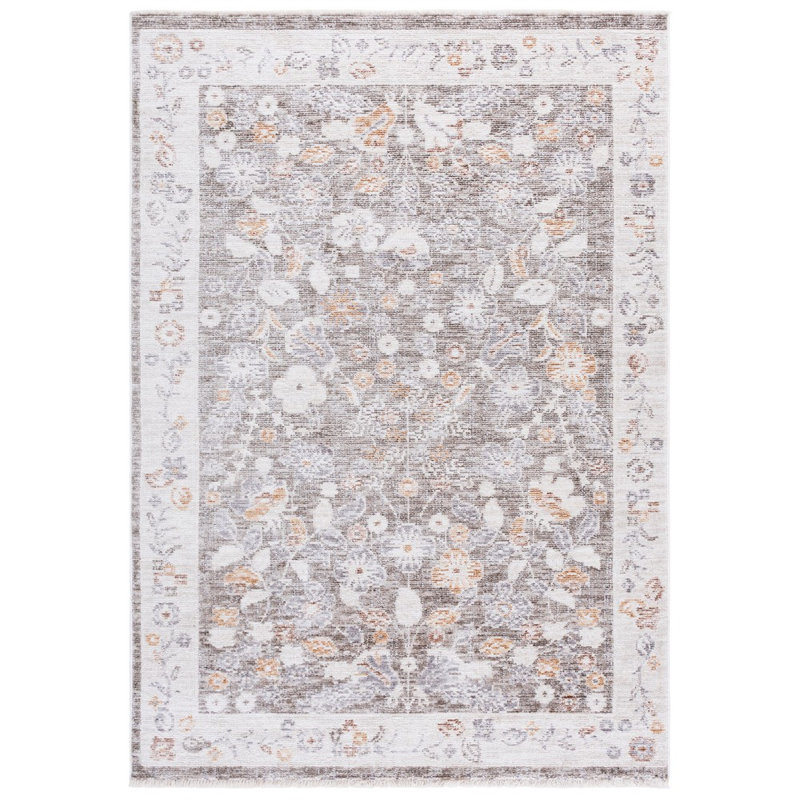 Martha Stewart 110 Performance Floral Indoor Rug, Rectangle 5'3" x 7'6"
