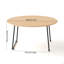 Table basse ronde pour chambre à coucher