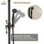 Système de douche Steampunk à pression équilibrée avec poignée à griffes et valve brute-84091119