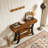 Console Table Sofa Entryway Table with Storage Shelves