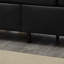 Causeuse moderne en similicuir de 59 pouces avec rangement et accoudoirs confortables pour le salon-1388792957