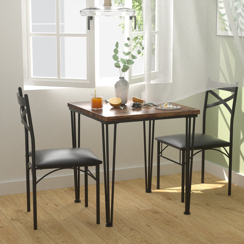 Whipton Dining Table Set, 3 Piece Dining Set