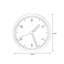 Horloges murales analogiques rondes vertes-649191593