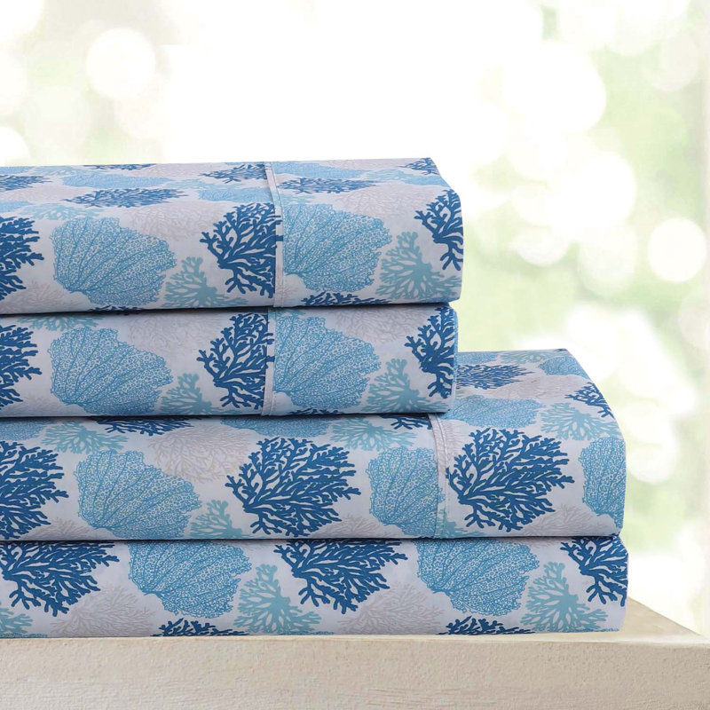 600 Thread Count Egyptian Quality Cotton Printed Sheet Set, Ensemble de 3 feuilles supplémentaires
