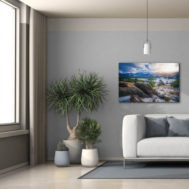 Epic Graffiti 'Across The Valley' by Rick Berk Canvas Wall Art, 40" x 26", H 26 po x l 40 po x P 1,5 po