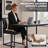 Faux Leather Upholstered Metal Side Chair-94932571-192695009