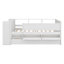 Lit de jour simple avec tiroirs et lit gigogne, lit plateforme en bois avec table et station de charge USB-1080430130