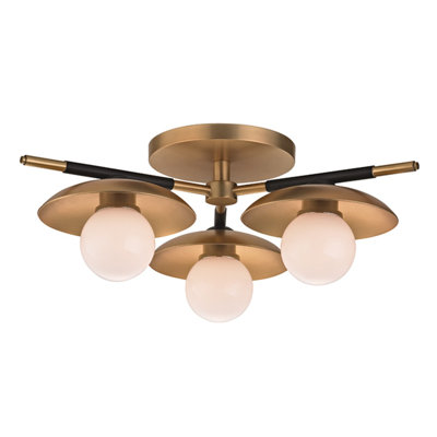 Julien Glass Semi Flush Mount