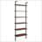 Christy Walnut Owens 96-Inch 6-Shelf Wall Bookshelf