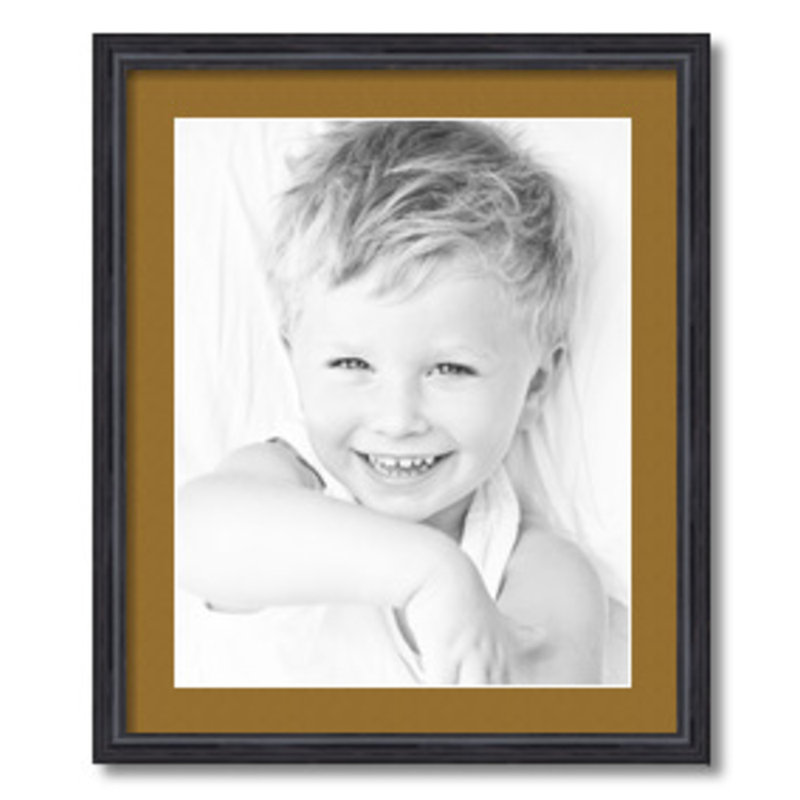 Cadre pour photo simple 16 po x 20 po en bois mat, El Dorado