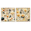 Camil - ensemble de 2 reproductions d'art botaniques abstraites-102581794-102581797