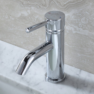 Robinet de salle de bain monotrou avec bonde Luxier