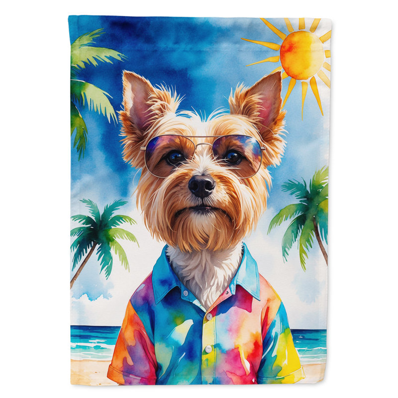 Drapeau de la maison esquimau américain, Yorkshire Terrier