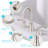 Widespread 2-handle Bathroom Faucet with Drain Assembly-87426667
