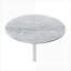 Table basse 15,5 po peu encombrante avec plateau texturé en marbre gris, hauteur réglable de 16 po à 26 po pour le salon-1995700548