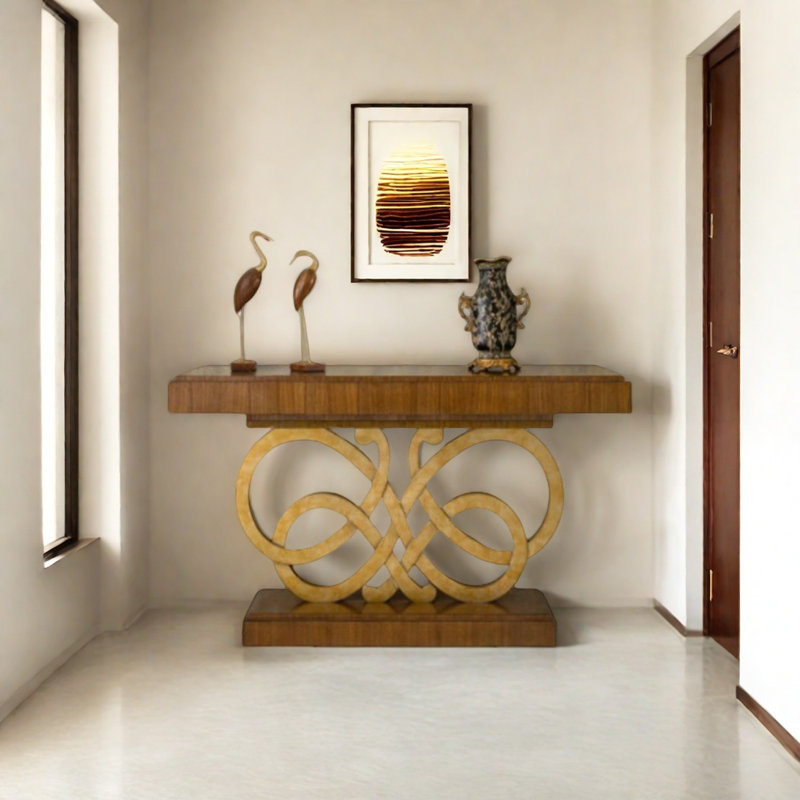 Modern Minimalist Console Table, 31.5" H x 51.18" W x 15.75" D