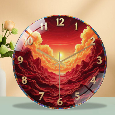 Horloge murale Sunset