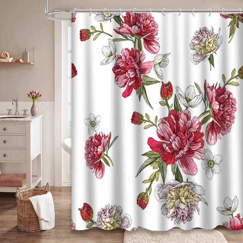Art floral avec anémone abstraite et florale, L 72 po x l 72 po
