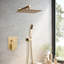 10" Rainfall Shower Head Complete Shower System with Rough-in Valve-102487790
