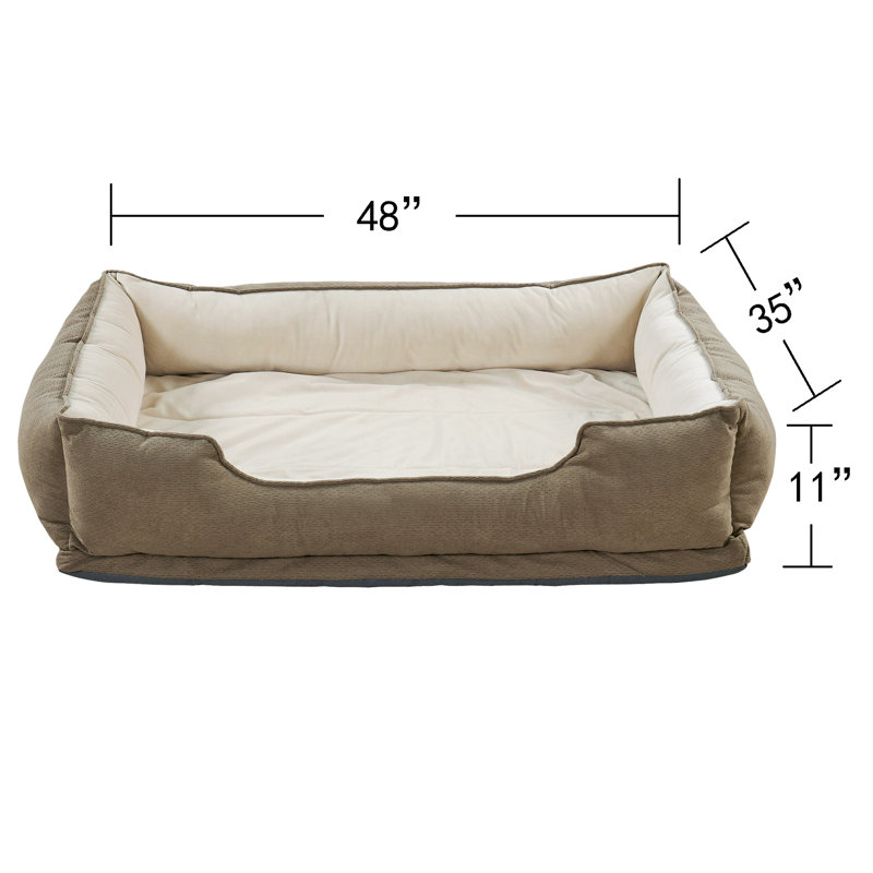 Polyester Pet Bed, 27.9cm H x 88.9cm W x 121.9cm D