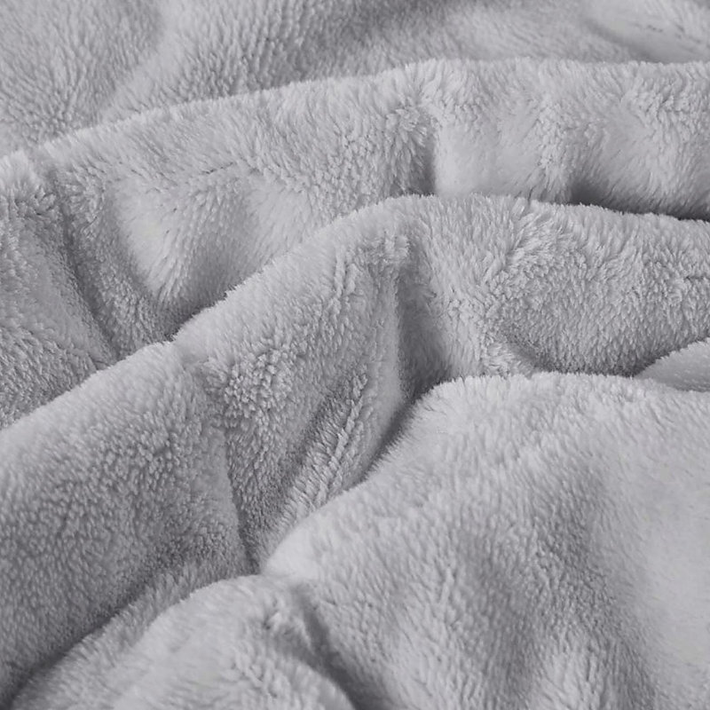 Couverture réversible en duvet HeiQ Smart, Gris, Lit simple