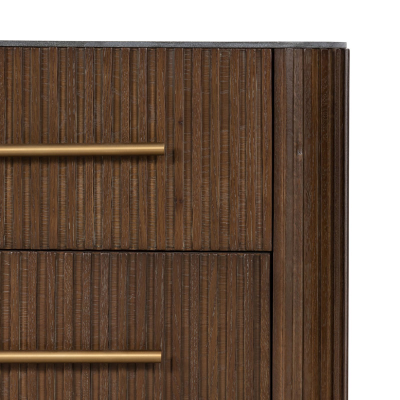 Fletcher 2 - Drawer Nightstand, Terra Brown