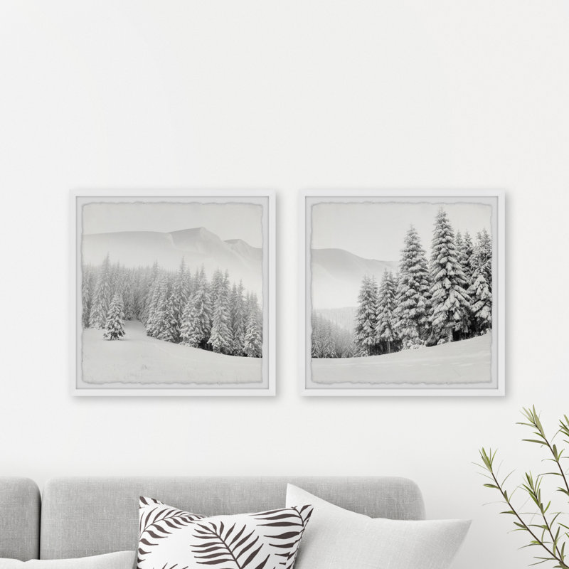 Messina Messina Hello Winter - 2 Piece Single Picture Frame Print, 81cm H x 163cm W x 3.81cm D